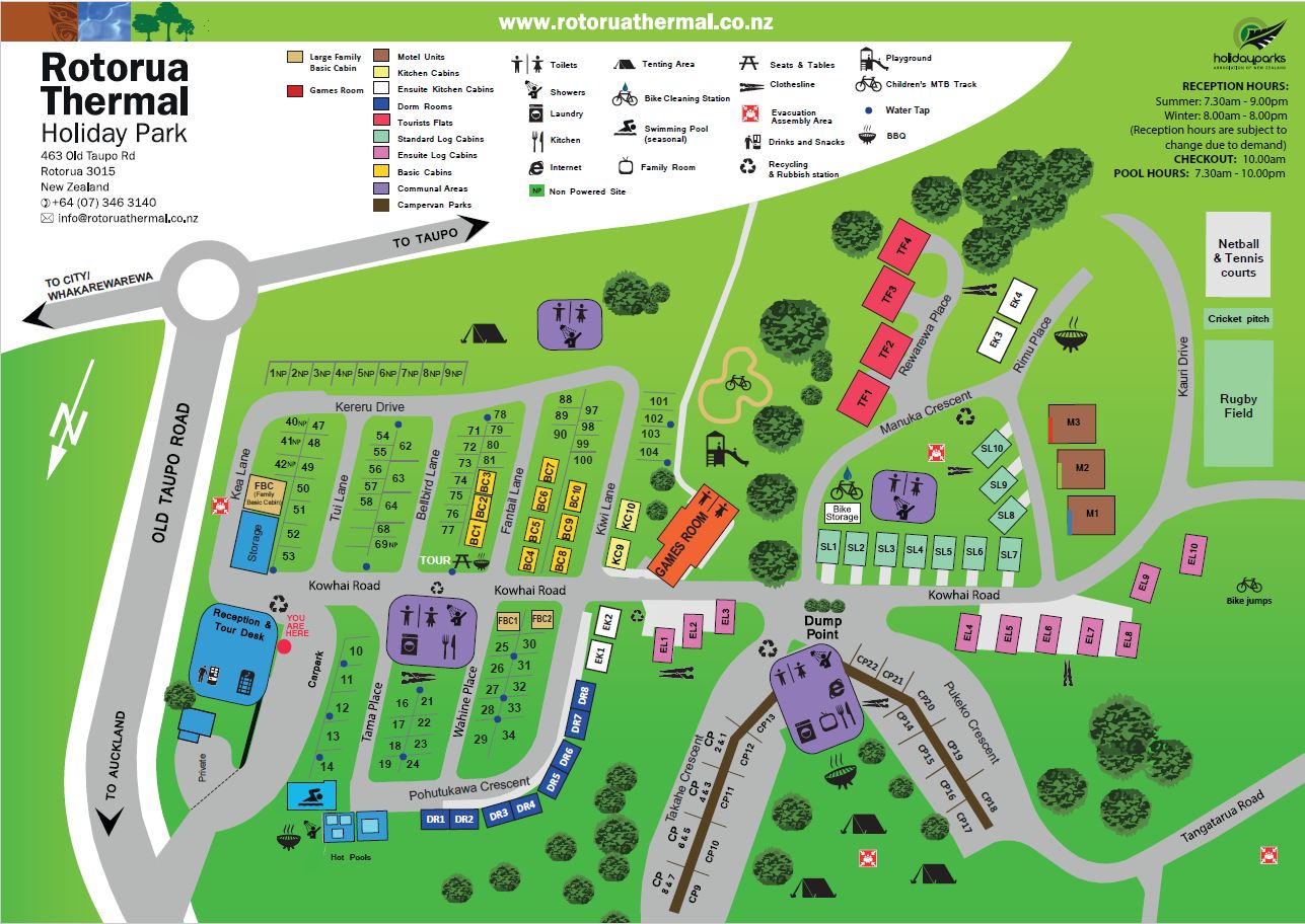 RTHP Site Map September 2023